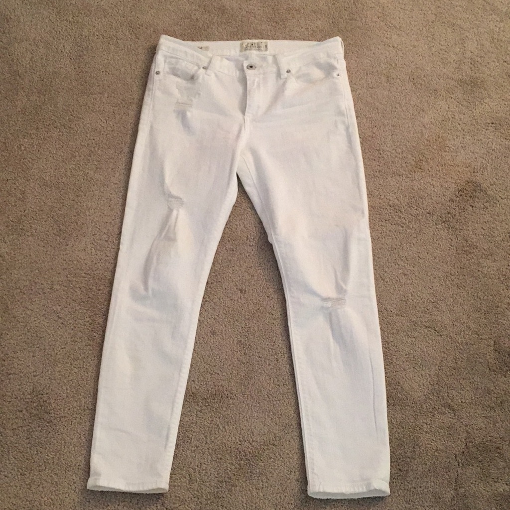 Euc Lucky Brand White Skinny Jeans